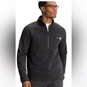 The North Face Men's Charcoal Zip-Up Sweater